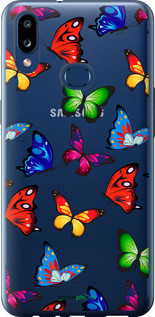 Чохол на Samsung Galaxy A10s A107F Барвисті мотики "4761u-1776-72104", фото 1