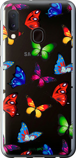 Чохол на Samsung Galaxy A20e A202F Барвисті мотики "4761u-1709-72104", фото 1