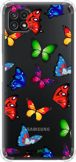 Чохол на Samsung Galaxy A22 5G A226B Барвисті метелики "4761sp-2581-72104", фото 1