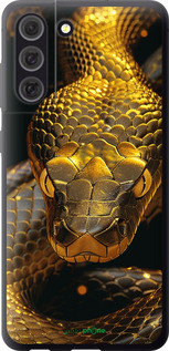 Чехол на Samsung Galaxy S21 FE Golden snake "6072u-2302-72104", фото 1