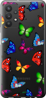 Чохол на Samsung Galaxy A32 A325F Барвисті метелики "4761u-2204-72104", фото 1