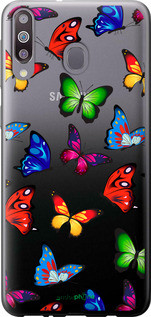 Чохол на Samsung Galaxy A40s A3050 Барвисті метелики "4761u-2058-72104", фото 1