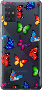 Чохол на Samsung Galaxy A71 2020 A715F Барвисті метелики "4761u-1826-72104", фото 1