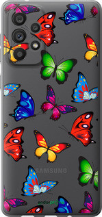 Чохол на Samsung Galaxy A73 A736B Барвисті метелики "4761u-2586-72104", фото 1