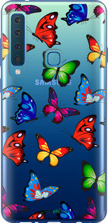 Чохол на Samsung Galaxy A9 (2018) Барвисті метелики "4761u-1503-72104", фото 1