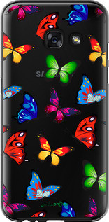 Чохол на Samsung Galaxy A3 (2017) Барвисті метелики "4761u-443-72104", фото 1
