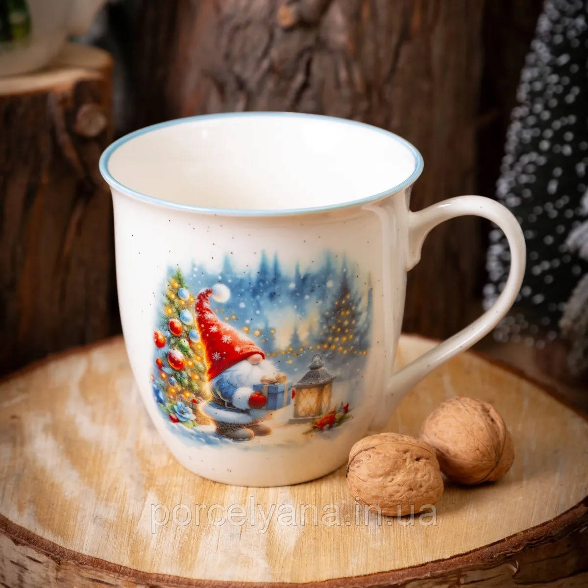 Кружка порцелянова лепрекон біля ялинки 630 мл Altom, фото 1