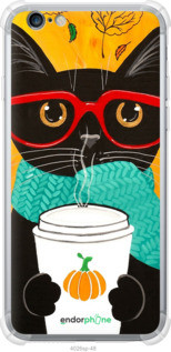Чохол на iPhone 6s Plus Осінній кіт "4026sp-91-72104", фото 1