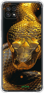 Чехол на Samsung Galaxy A22 5G A226B Golden snake "6072sp-2581-72104", фото 1