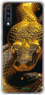 Чехол на Samsung Galaxy A70 2019 A705F Golden snake "6072sp-1675-72104", фото 1