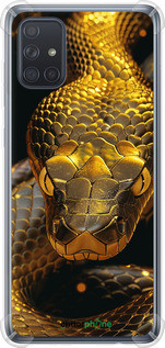 Чехол на Samsung Galaxy A71 2020 A715F Golden snake "6072sp-1826-72104", фото 1