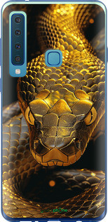 Чехол на Samsung Galaxy A9 (2018) Golden snake "6072u-1503-72104", фото 1