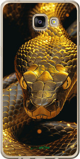 Чехол на Samsung Galaxy A9 A9000 Golden snake "6072u-107-72104", фото 1