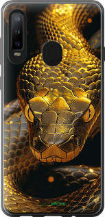 Чехол на Samsung Galaxy A8S Golden snake "6072u-1636-72104", фото 1
