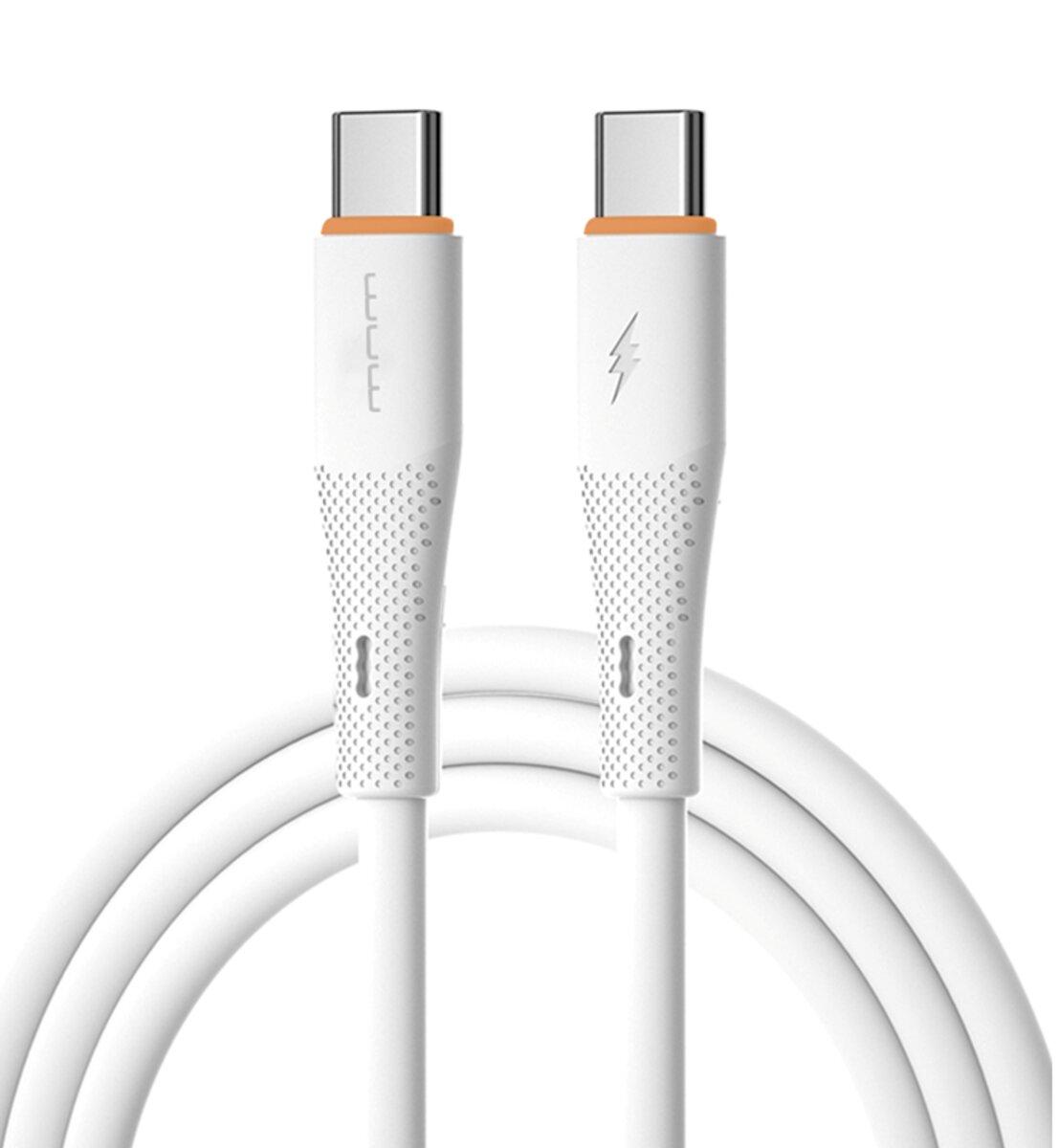 Кабель WUW-X225 Type-C to Type-C 65W PD 1m White (X225), фото 1