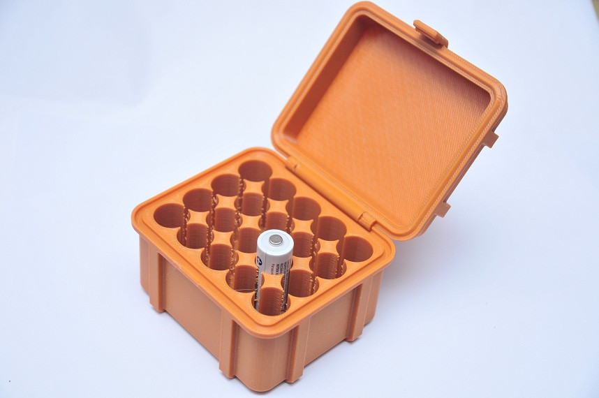 Бокс 20 слотів — 20 АА формат кейса AA скриня коробка органайзер, фото 1