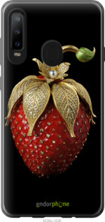 Чехол на Samsung Galaxy A8S Клубника v3 "5638u-1636-72104", фото 1