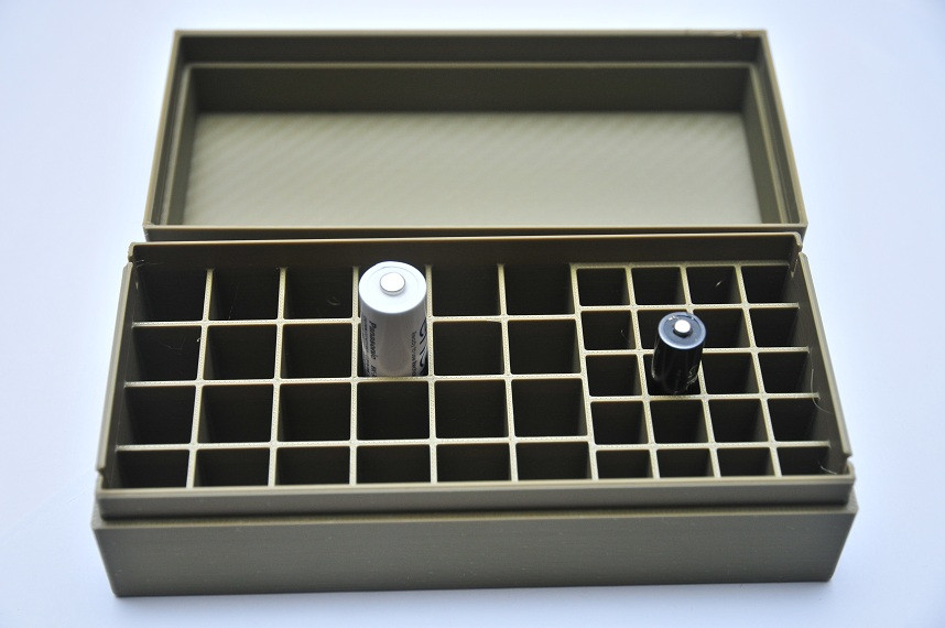 Бокс 44 слоти - 24АА + 20ААА формат кейс коробка, фото 1