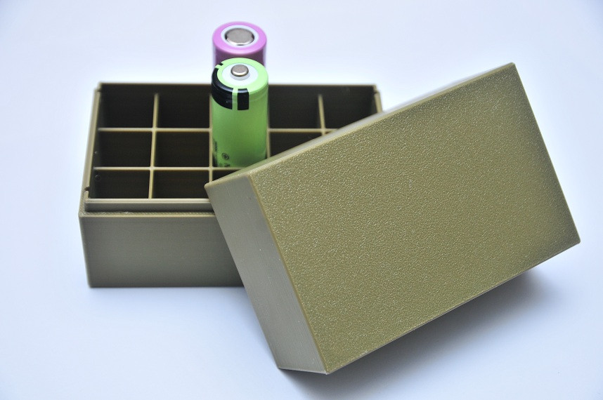 15 слотів  18650 Бокс кейс коробка скриня скриня холдер li-ion формат, фото 1