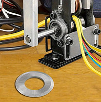 Змінне сталеве лезо-ніж 42х22 мм для верстата зняття ізоляції кабелю, фото 2