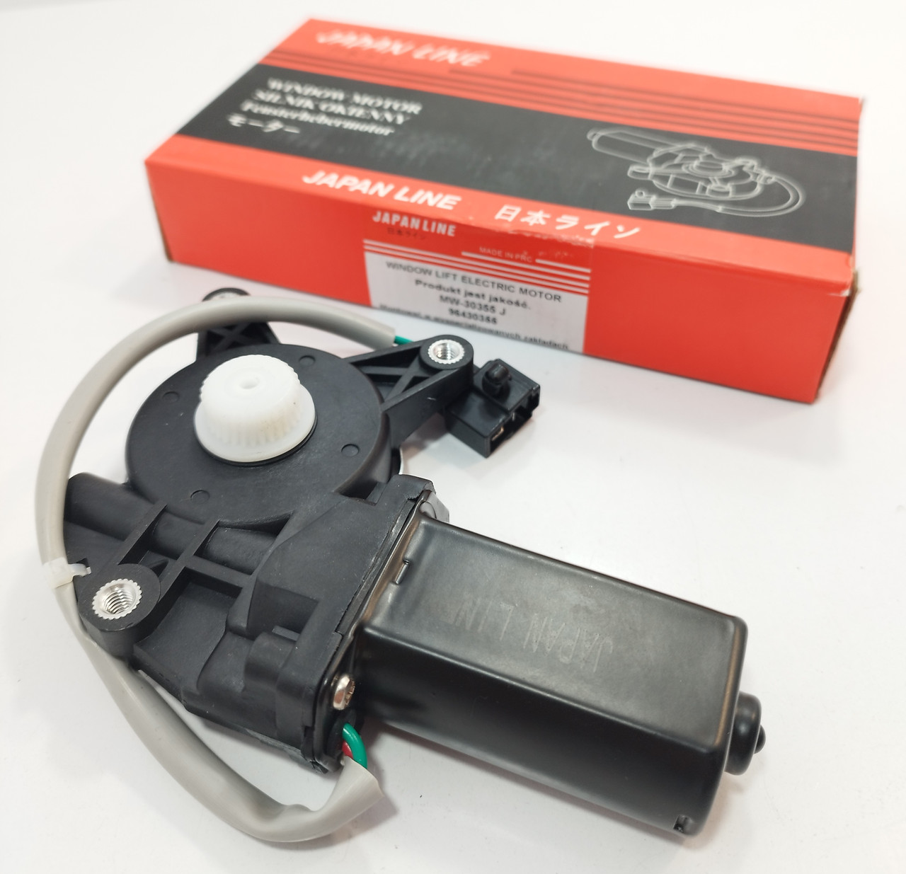 Мотор склопідйомника лівий Ланос (під шестерню) Japan Line, фото 1