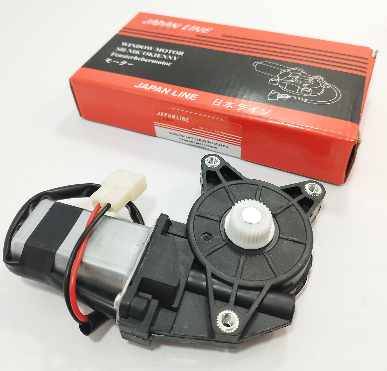 Мотор склопідйомника правий Ланос (під шестерню) Japan Line, фото 1