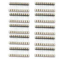 Предохранитель стеклянный цилиндрический 100шт, 5x20мм 250В 15А florentia