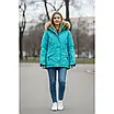 Парка жіноча 7806 бірюзова, фото 2