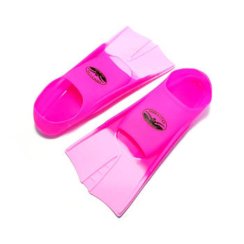 Ласти для плавання дитячі GF-2737-3 розмір 27-29 (тренувальні для басейну) Рожевий