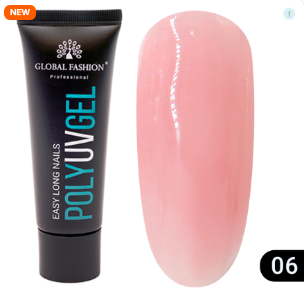 Класичний полігель Global Fashion 30 г No06, фото 1