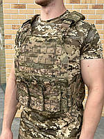 Плитоноска піксель для чоловіків тактична швидкого скидання Кордура 1000D новий брендовый Україна