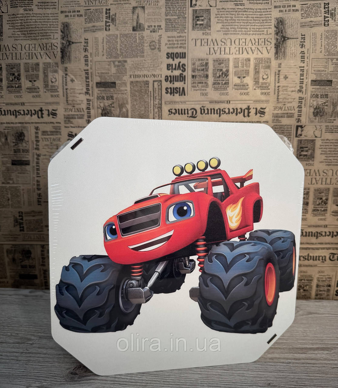 Подарунковий бокс з кришкою великий Монстр Трак, фото 1