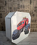 Подарунковий бокс з кришкою великий Монстр Трак, фото 3