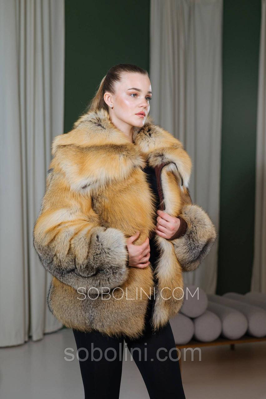 Куртка з цільного хутра island fox, фото 1