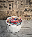 Подарунковий бокс з кришкою малий тачки Маквін, фото 4