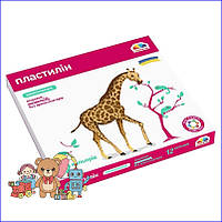 Набір для ліплення пластилін унісекс ГАММА Захоплення 12 кольорів кукурудзяний крохмаль не липне до рук
