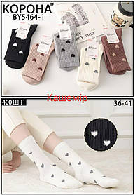 Жіночі шкарпетки високі з тонкого кашеміру КОРОНА ВY 36-41 BY5464-1