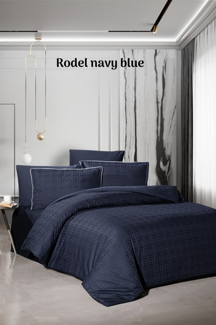 Постільна білизна сатинова La Romano Premium 300 TC євро розмір Rodel, фото 1