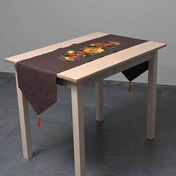 Доріжка (раннер) для обіднього або кухонного столу / Тефлонова тканина / водовідштовхувальне просочення / 40см*170см / Код/Артикул