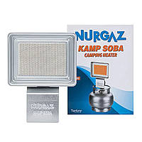 Нагрівач газовий пальник Nurgaz NG-309 KAMP SOBA з редуктором інфачервоного випромінювання Туреччина