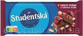 Шоколадка Studentska Milk Visni вишня 170 гр, фото 1