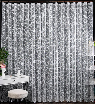 Тюль готова на тасьмі 9 м/2,5 м