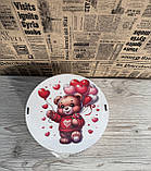 Подарунковий бокс з кришкою малий круглий, фото 3