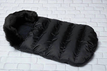 Конверт кокон зимовий у коляску на флісі з хутром Код/Артикул 102650