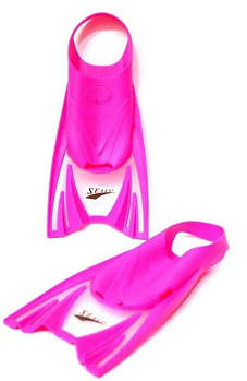 Ласти для плавання дитячі Seal розмір 30-34 (тренувальні для басейну) Рожевий