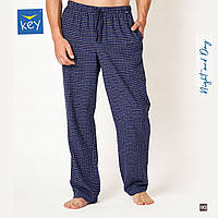 Штани KEY MHT-457 піжамні для дому та сну чоловічі фланель