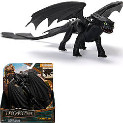 Ігрова фігурка Дракон Беззубик Драгон 23 см Як приборкати дракона Dreamworks Dragons Toothless 6074363