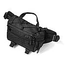 Тактична бананка чоловіча нагрудна поясна сумка TAC-3 Setka Black чорна тканина Оксфорд Україна, фото 5