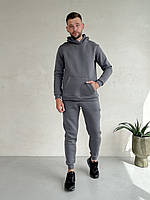 Чоловічий спортивний костюм демісезонний Merlini Леванте сірий новий брендовий турецька тринитка