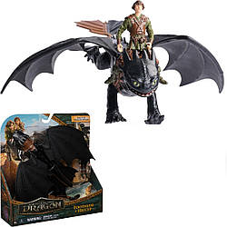 Ігрова фігурка Дракон Беззубик та Іккінг Як приборкати дракона Dreamworks Dragons Toothless - Hiccup 6074007